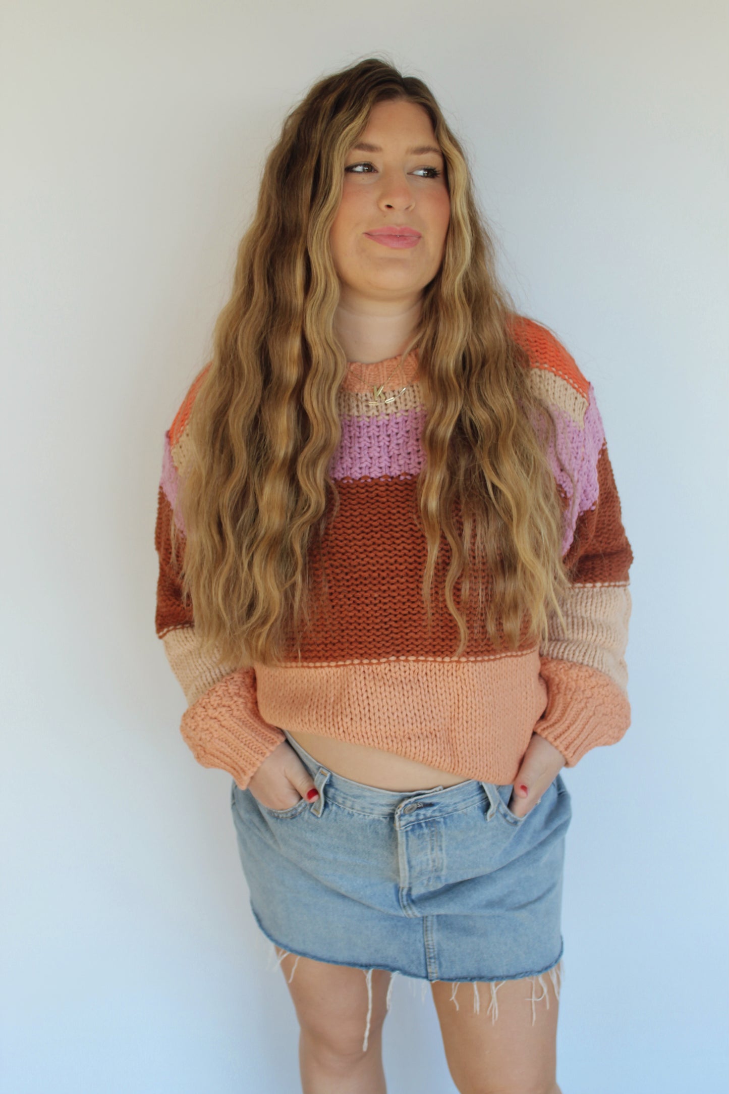 Autumn Sunset Knit Sweater