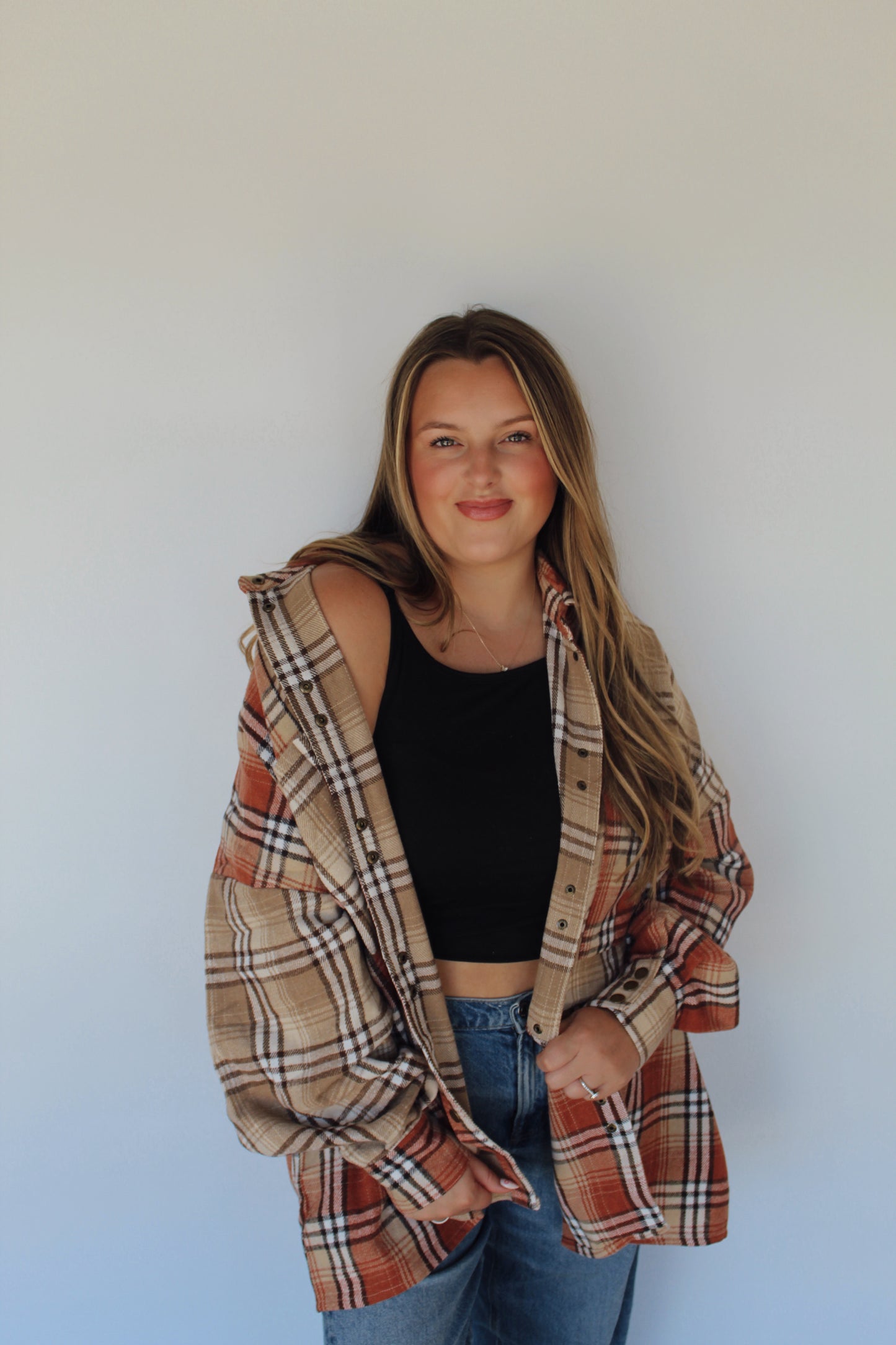 Autumn Glow Plaid Shacket