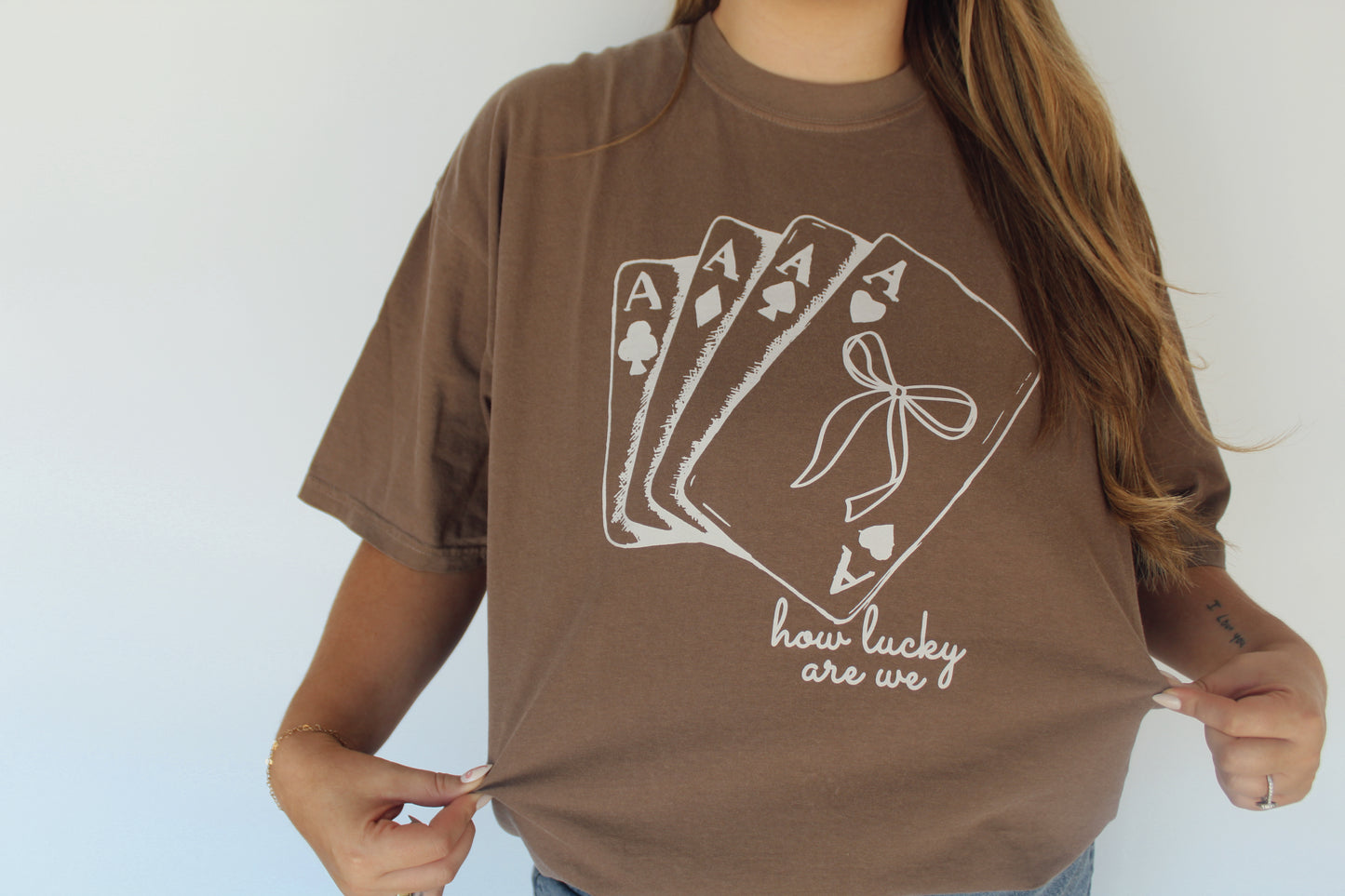 How Lucky Are We Graphic Tee