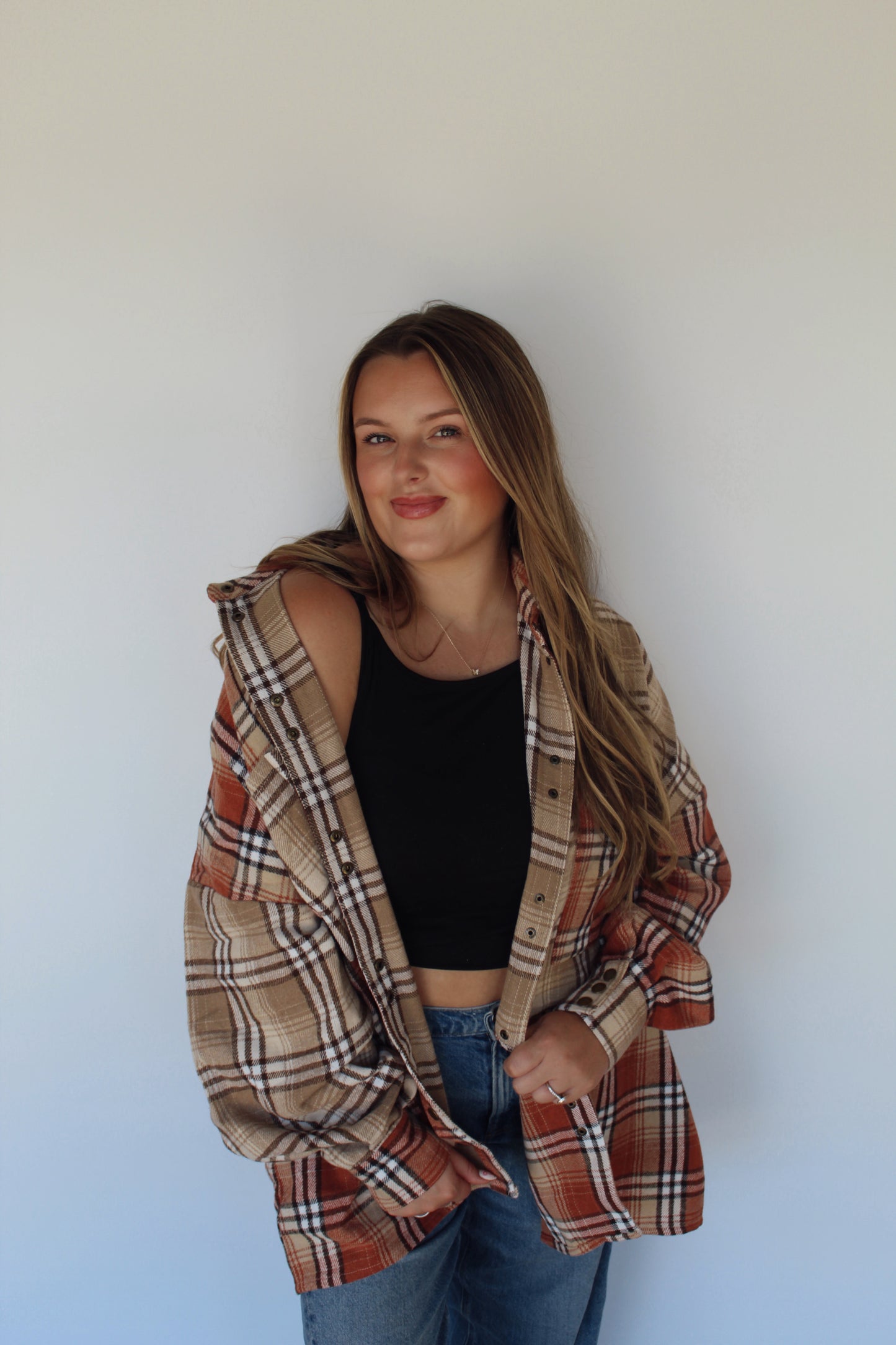 Autumn Glow Plaid Shacket