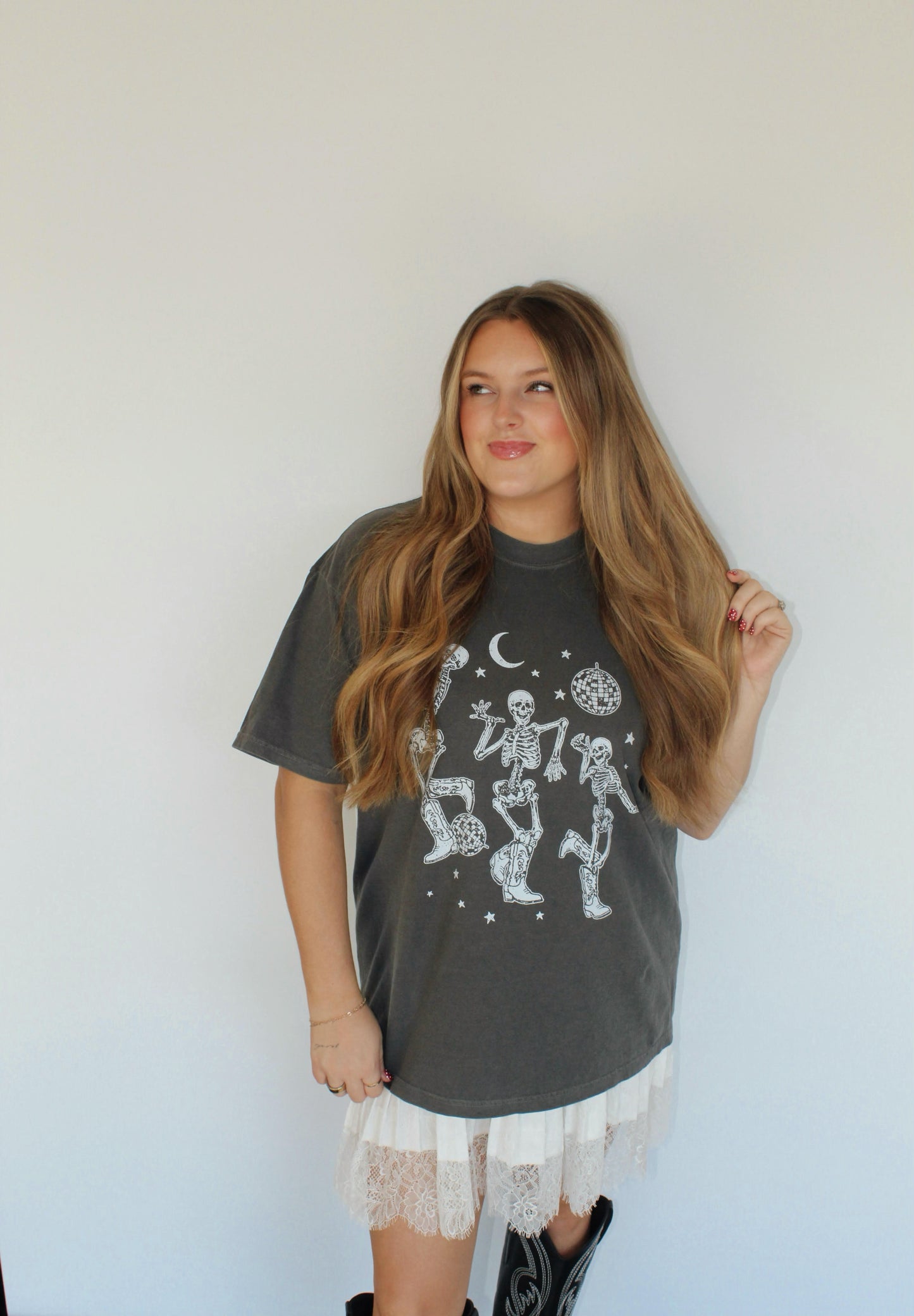Boot Scootin' Skeletons Tee
