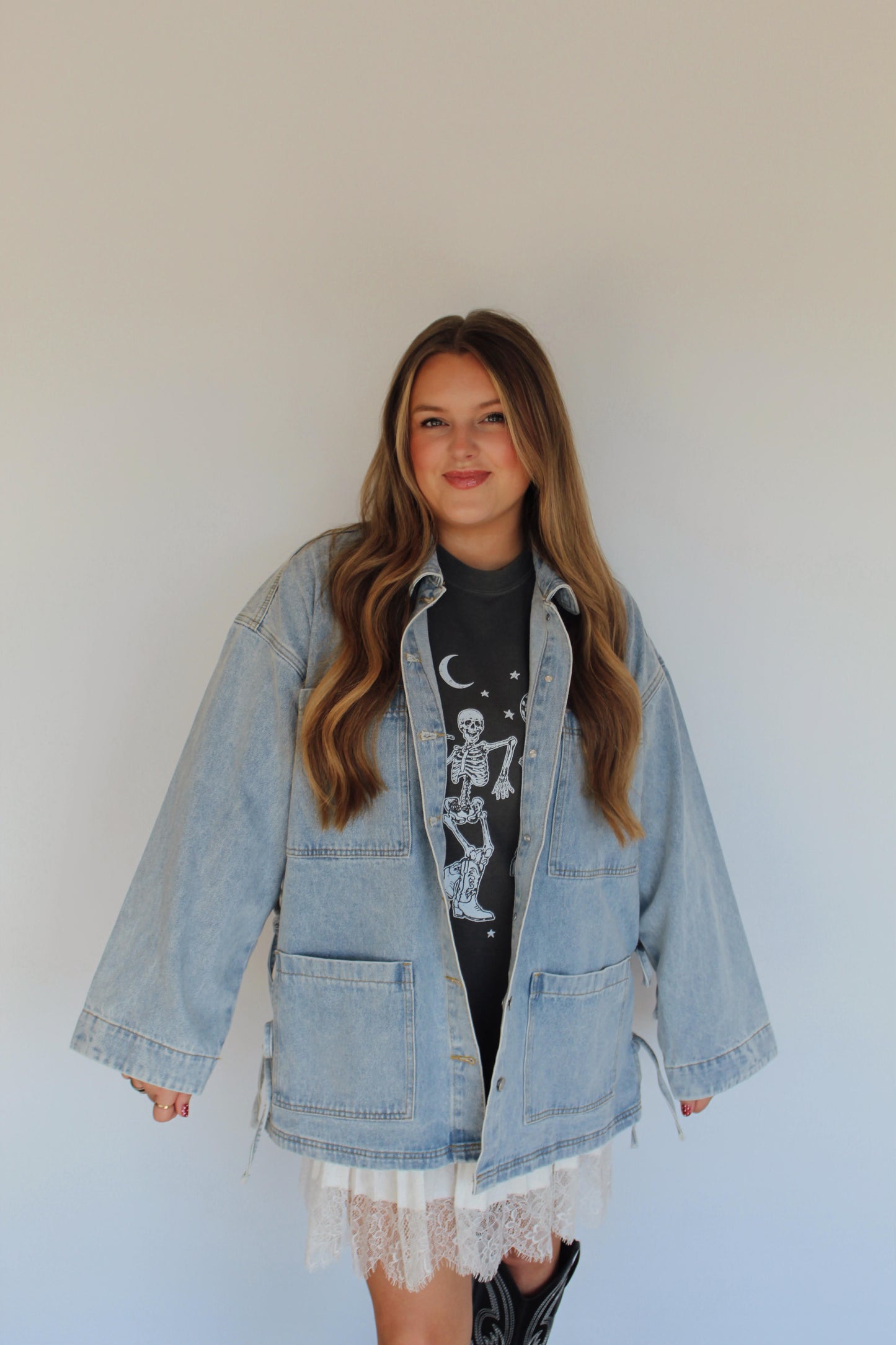 The Tied-Up Denim Jacket